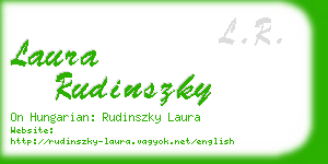laura rudinszky business card
